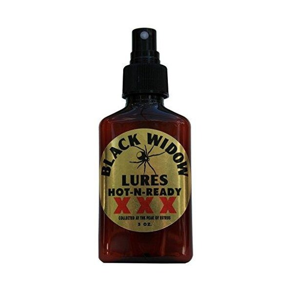 Black Widow Deer Lures Gold Label Northern, HotNReady Xxx 3Oz Standing